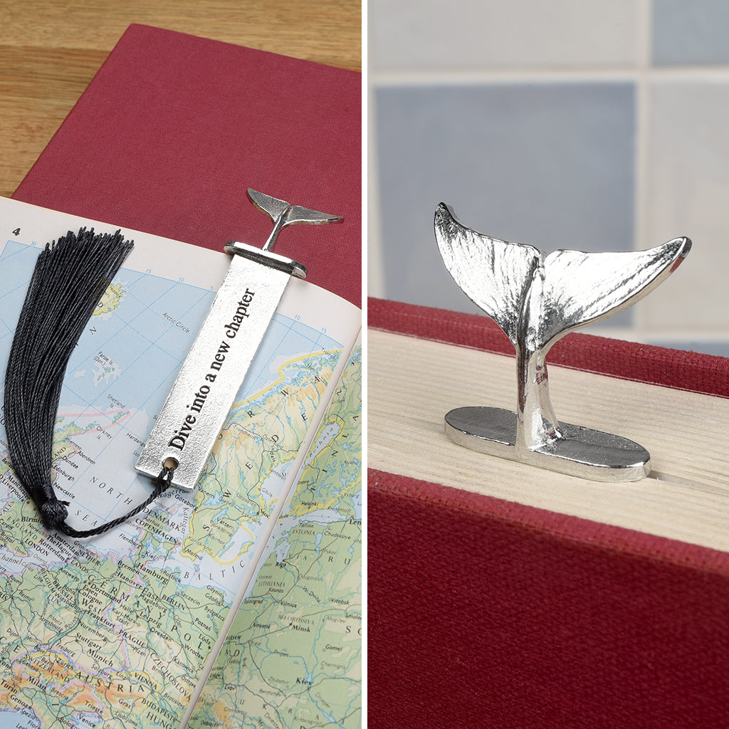 Dive into a new chapter bookmark for books with dolphin tail