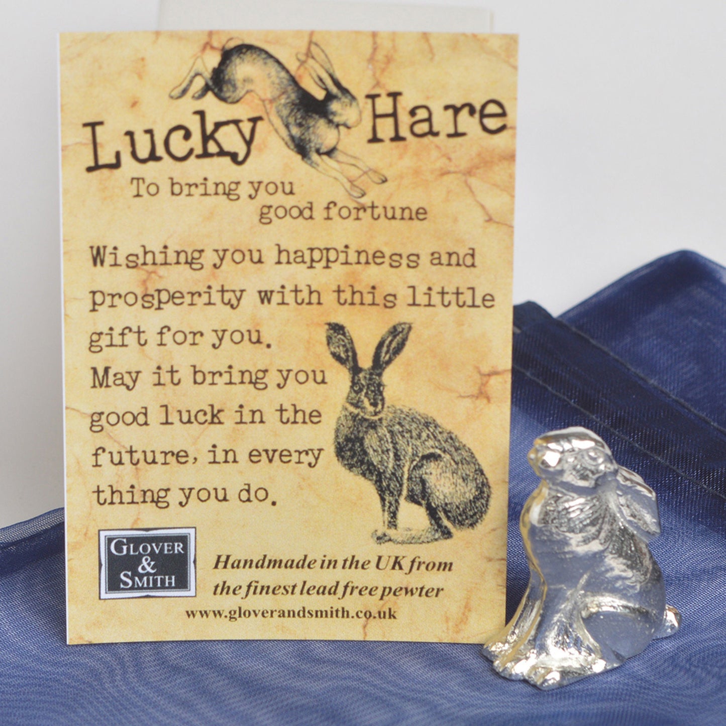 A moon gazing hare little sculpture. Solid pewter Lucky Hare. Hare gifts, gifts for hare lovers, moongazing hare gifts. Pop him or her in your pocket when you need a bit of good luck or give it to somebody who needs a bit of good fortune