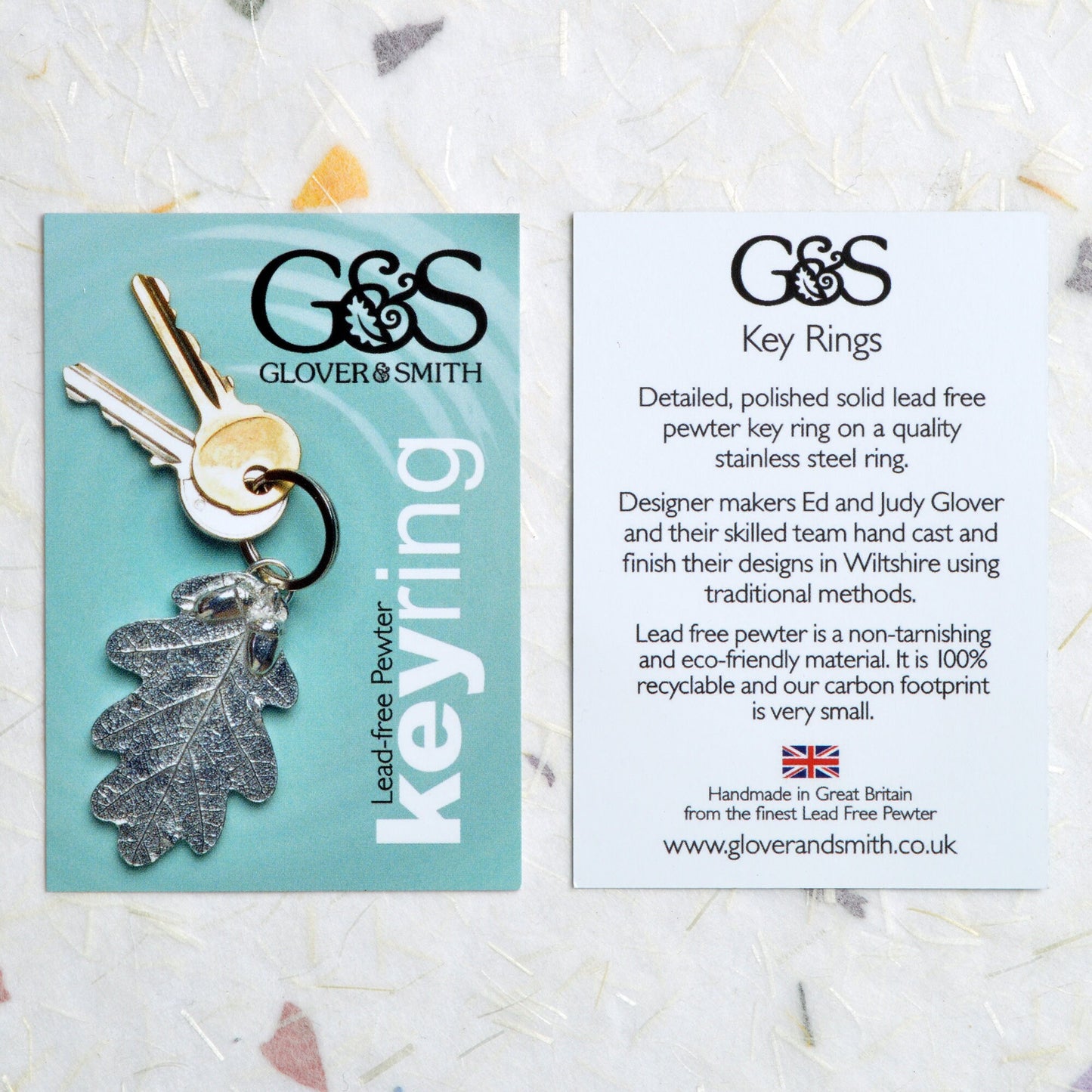 Flower Pewter Keyring | Forget Me Not Flower Keyring Gifts