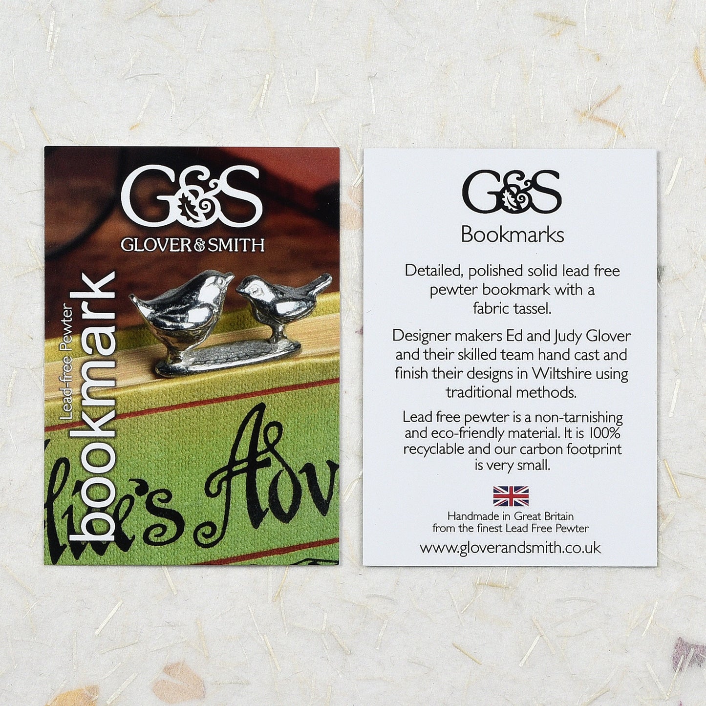 Birdwatching Pewter Bookmark | Gifts For Birdwatchers