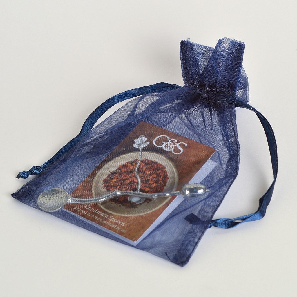 Acorn Tiny Spoon | Acorn Salt Spoon | Pewter Acorn Spice Spoon