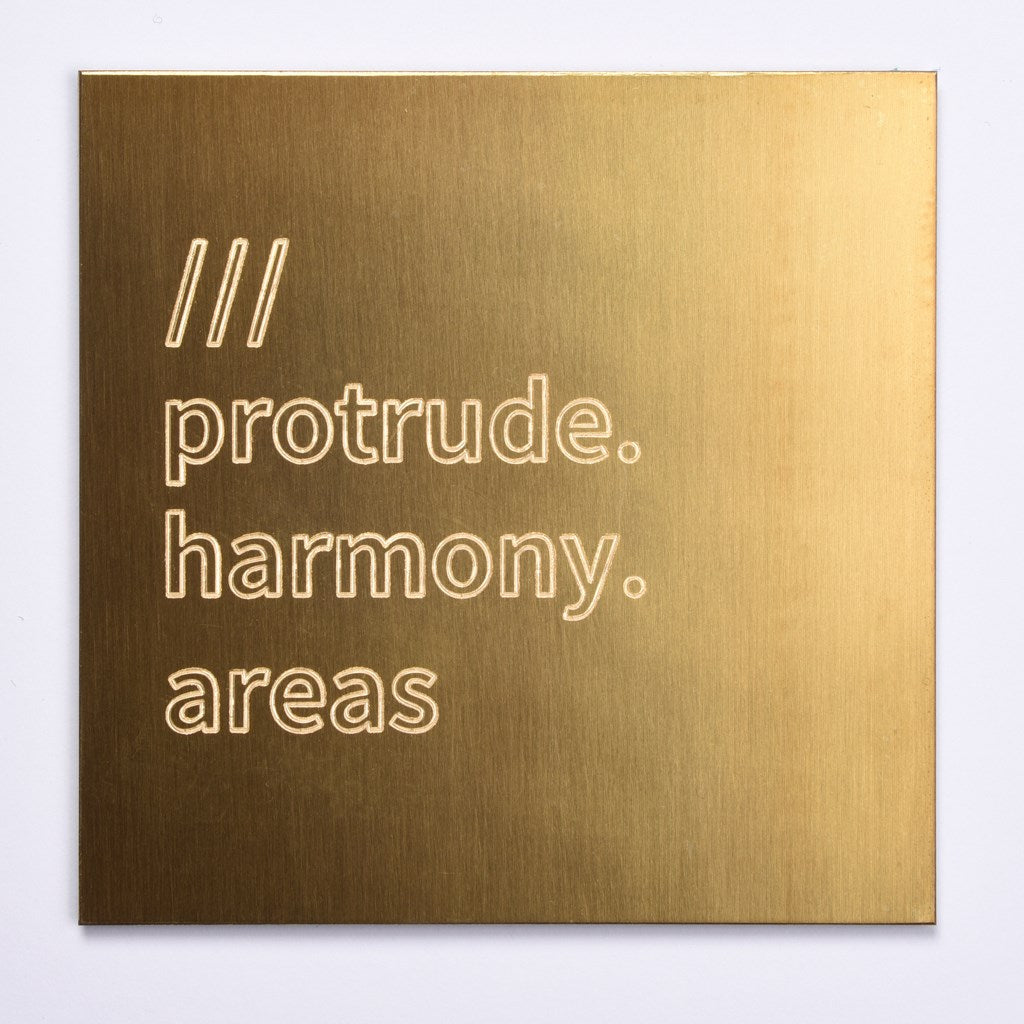 What3words Personalised Engraved Brass Signs