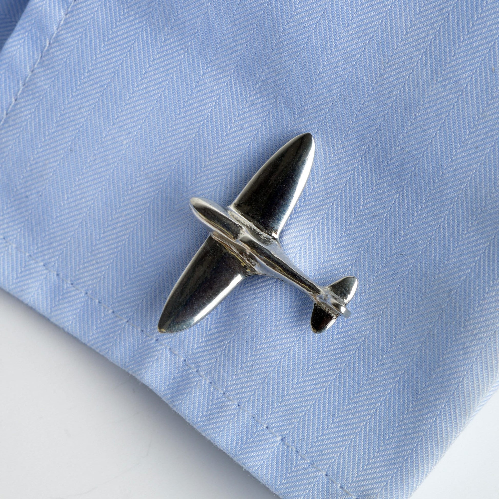 Spitfire aeroplane cufflinks, Spitfire gifts for him. Gift ideas for pilots. The perfect 10th ten year wedding anniversary gift, tin anniversary gifts (Our pewter is 95% tin) and a great gift for Father's day.