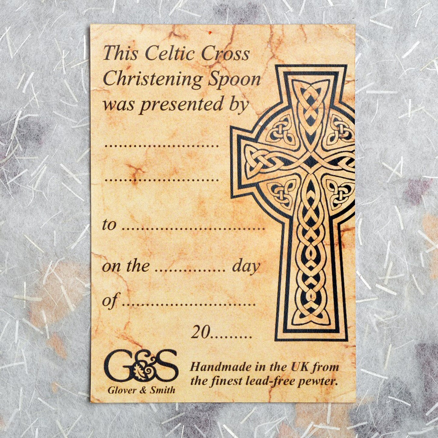 Personalised Celtic Cross Christening Spoon Gifts - For Girls And Boys