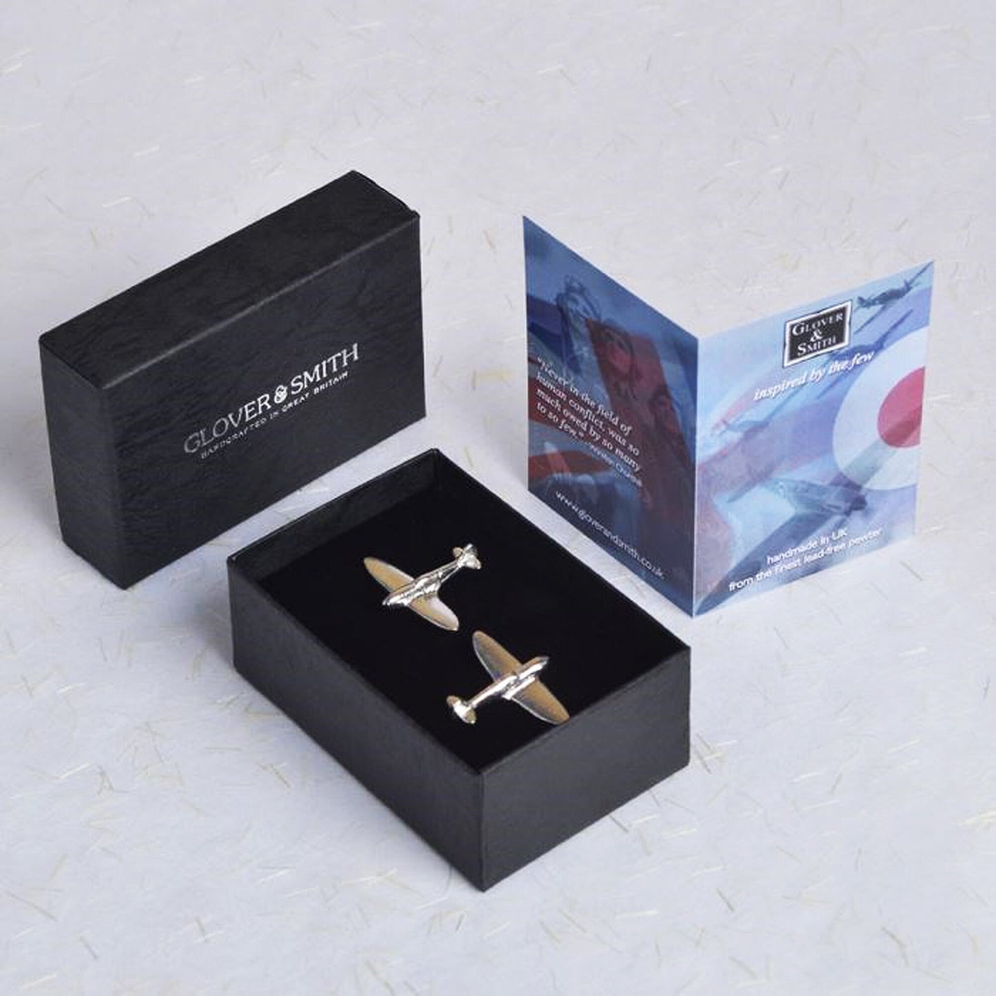 Boutons de manchette Spitfire personnalisés - Cadeaux Spitfire pour lui