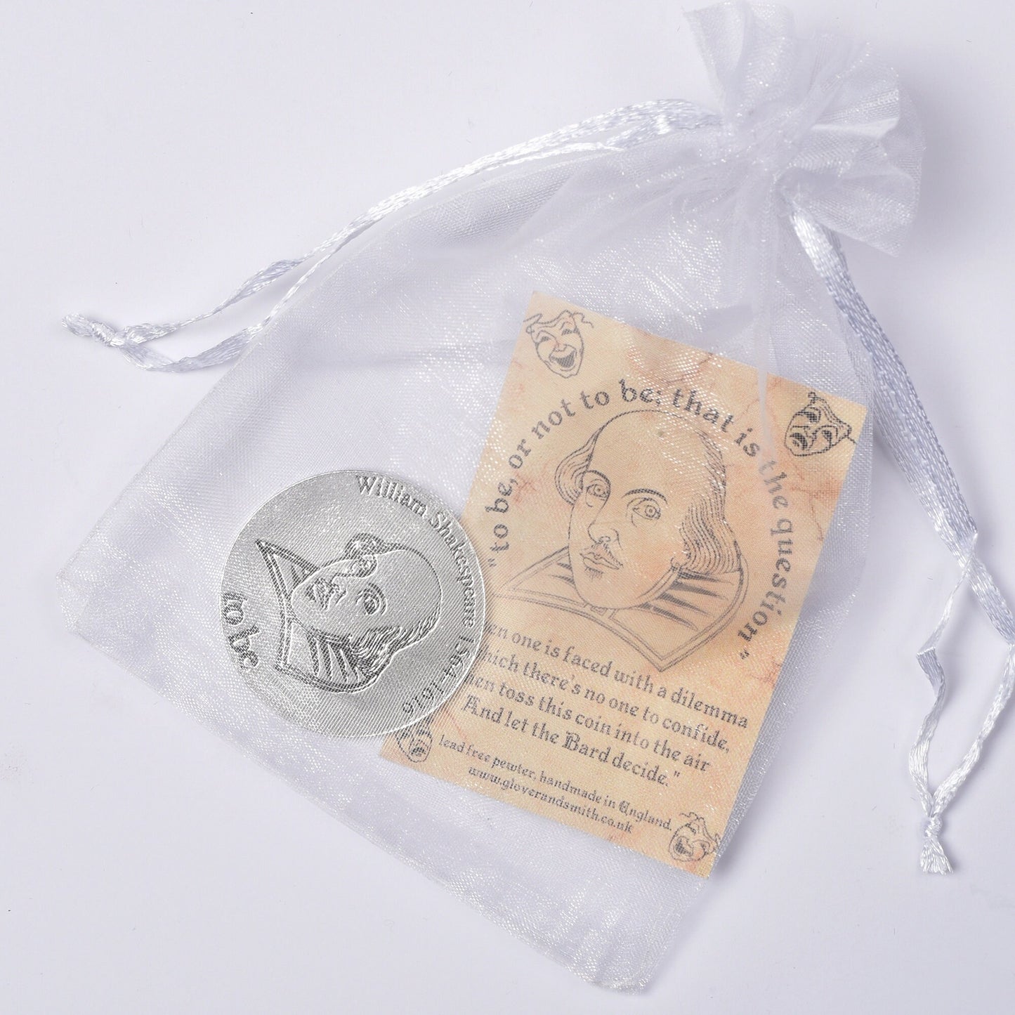 Shakespeare Decision Coin Laissez le Baird décider | Cadeaux Shakespeare