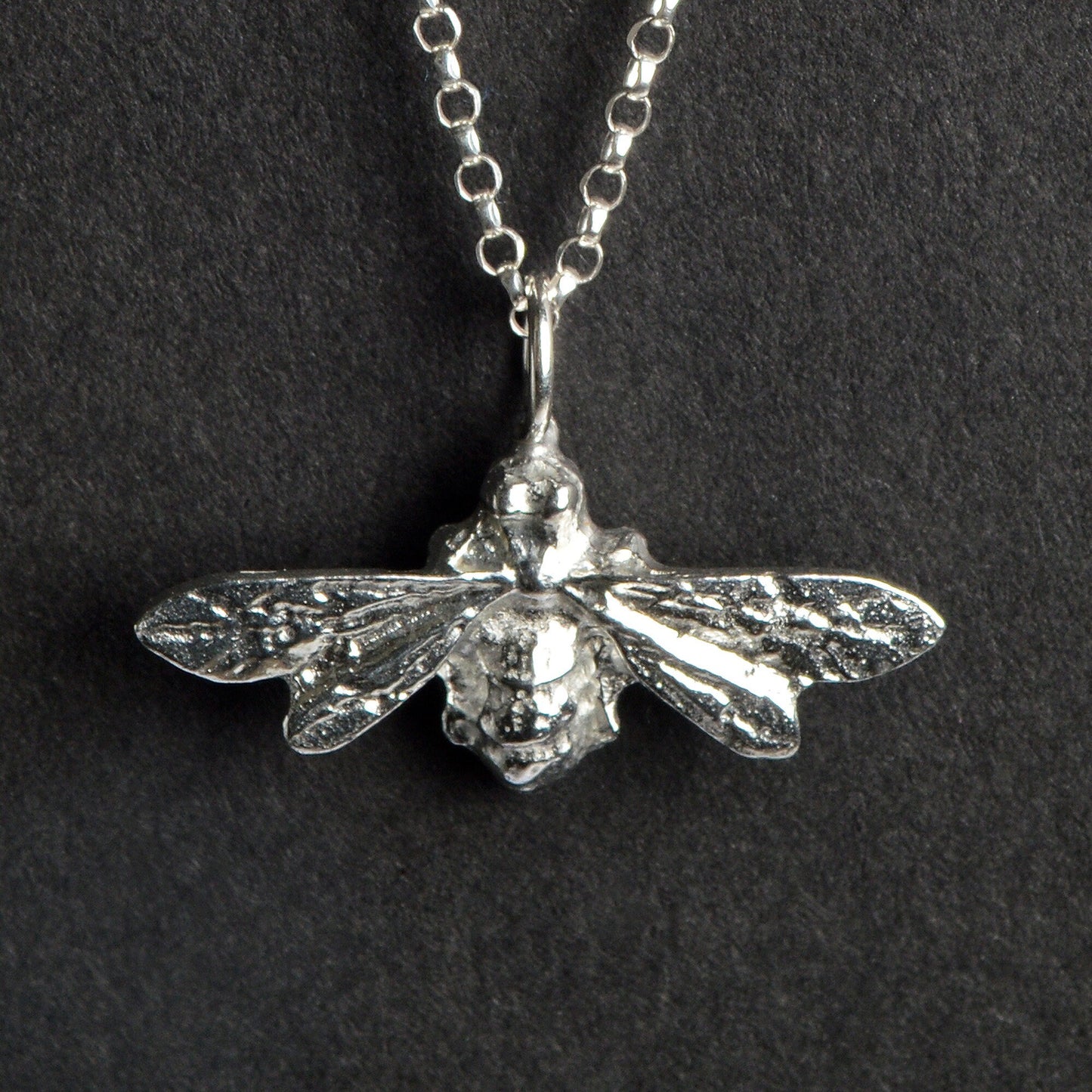 Bee Pewter Necklace (Small) | Bee Pendant Jewellery Gifts For Her