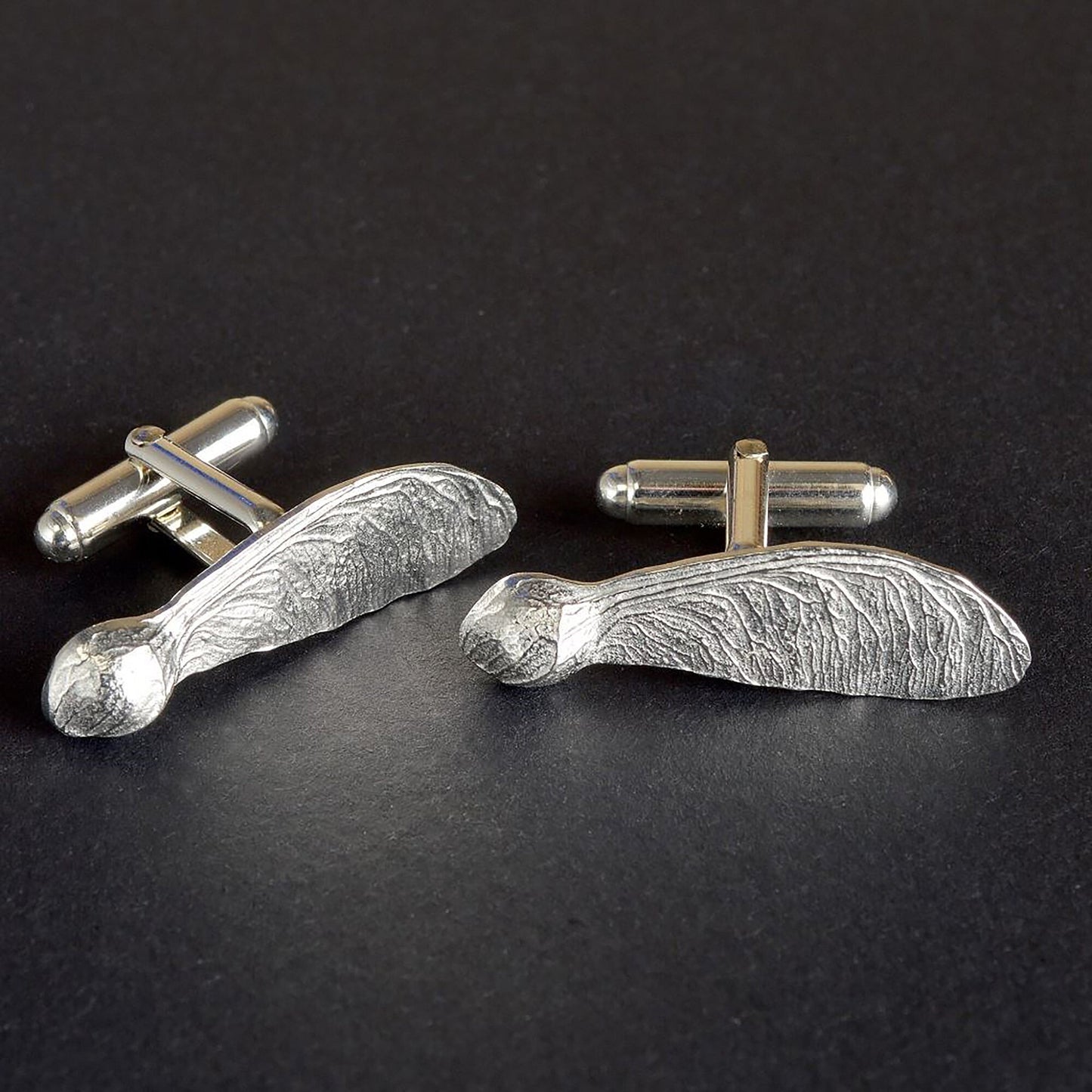 Sycamore cufflinks, sycamore key gifts for men, pewter gifts for nature lovers. The perfect 10th ten year wedding anniversary gift, tin anniversary gifts (Our pewter is 95% tin) and a great gift for Father's day.